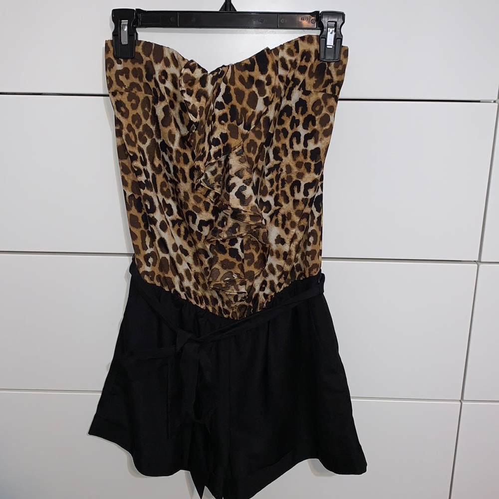 Leopard romper